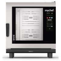 Piec konwekcyjno-parowy elektryczny | piekarniczo-cukierniczy | automatyczny system myjący | 6x600x400 | 12,6 kW | 400 V