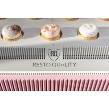 Witryna cukiernicza chłodnicza Dolce Visione Basic 1300 BIANCO | 1300x670x1300 mm