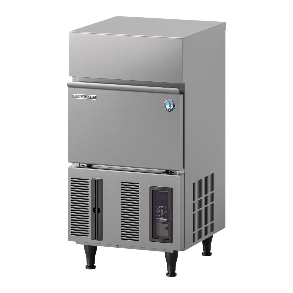 Kostkarka do lodu Hoshizaki IM-30CPE-U | 34 kg/24h | chłodzona powietrzem | sanityzacja UVC | kostka sześcian | 28x28x32 mm
