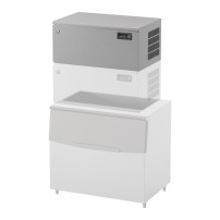 Kostkarka do lodu Hoshizaki IM-240DWPE-U | 210 kg/24h | chłodzona wodą | sanityzacja UVC | kostka sześcian | 28x28x32 mm