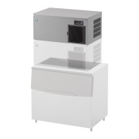Kostkarka do lodu Hoshizaki IM-240DPE-U | 210 kg/24h | chłodzona powietrzem | sanityzacja UVC | kostka sześcian | 28x28x32 mm