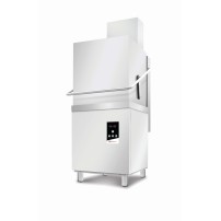 Zmywarka kapturowa RQX1200 P B DD RC | 500x500 | sterowanie elektromechaniczne | pompa spustowa | odzysk ciepła | podwójne