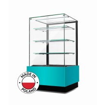Witryna cukiernicza neutralna Dolce Visione Neutro Premium 700 | podświetlany cokół | 700x670x1300 mm