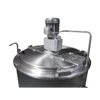 Kocioł warzelny gazowy z grzaniem pośrednim | opcja mieszadła | ekran dotykowy | 48 kW | 300 l | 1320x1330x940 mm | RQK-305GR