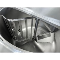 Kocioł warzelny gazowy z grzaniem pośrednim | opcja mieszadła | ekran dotykowy | 48 kW | 400 l | 1320x1330x1070 mm | RQK-405GR