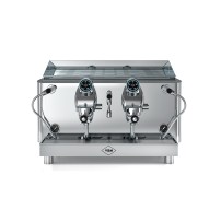 Ekspres kolbowy 2-grupowy | Lollo 2GR Compact Steel |stal nierdzewna | 4 kW