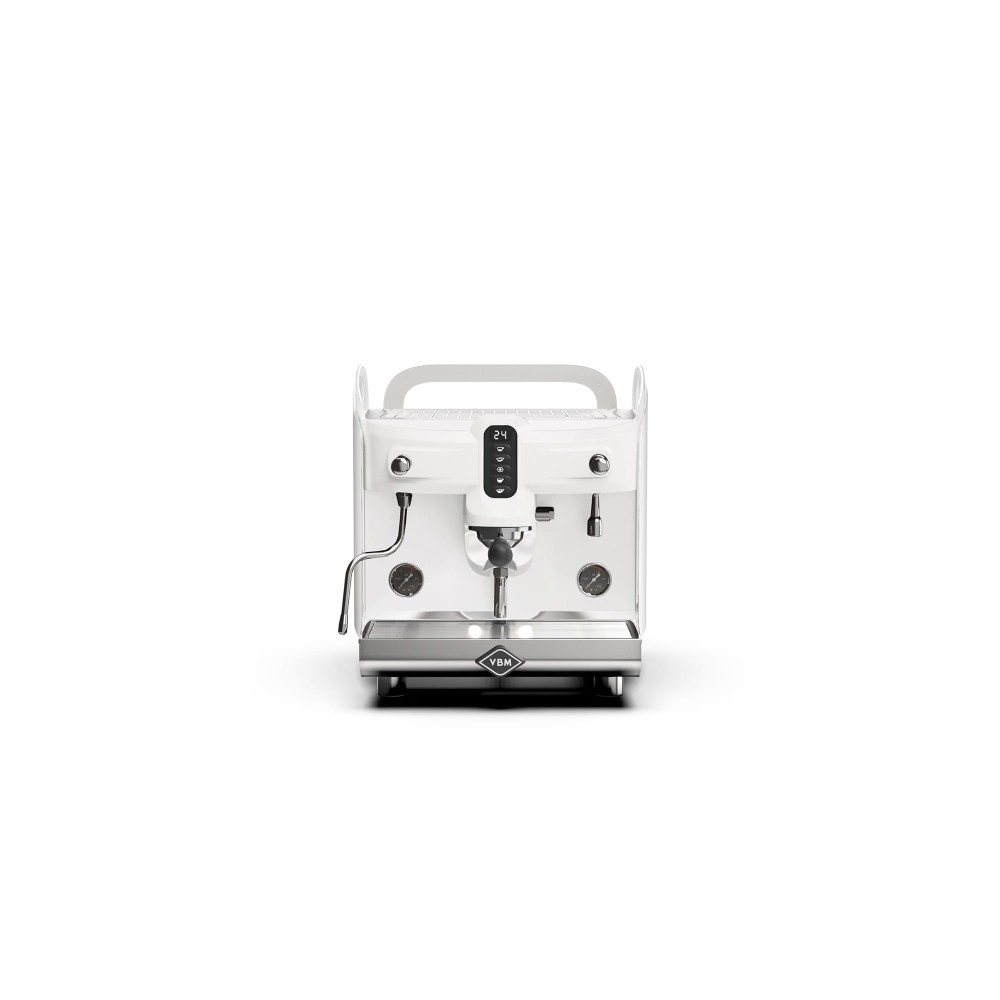 Ekspres kolbowy 1-grupowy | Black Moon 1GR White | kolor biały | 1,8 kW