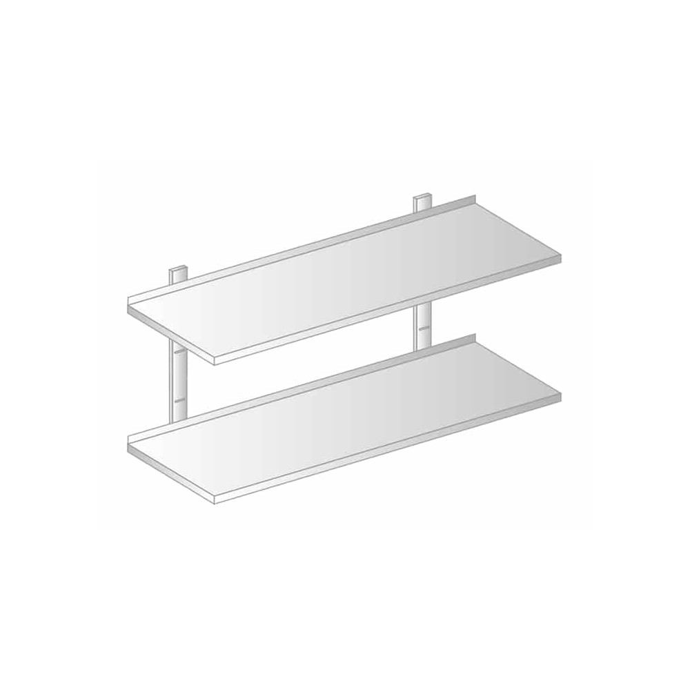 PÓŁKA WISZĄCA PRZESTAWNA PODWÓJNA 1200x300x700 Dora-Metal DM-3503