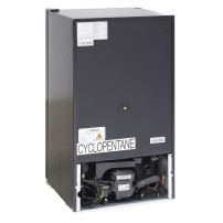 Szafa chłodnicza przeszklona DC98BB | czarna | LED | 88l