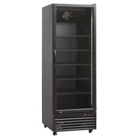 Szafa chłodnicza przeszklona SD726BE | czarna | 498l