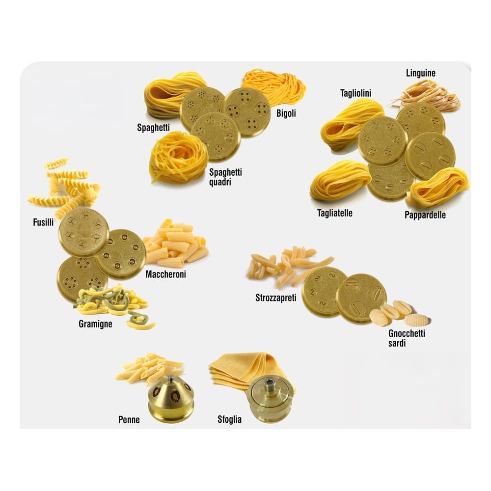 Matryca formująca do maszynki do makaronu Ciao Pasta 10 Maccheroni rigati 8 mm