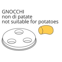 Matryca formująca do maszynki do makaronu PF15E i MPF1.5N GNOCCHI - ø 12 mm