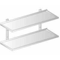 PÓŁKA WISZĄCA PRZESTAWNA PODWÓJNA 2000x400x700 Dora-Metal DM-3504