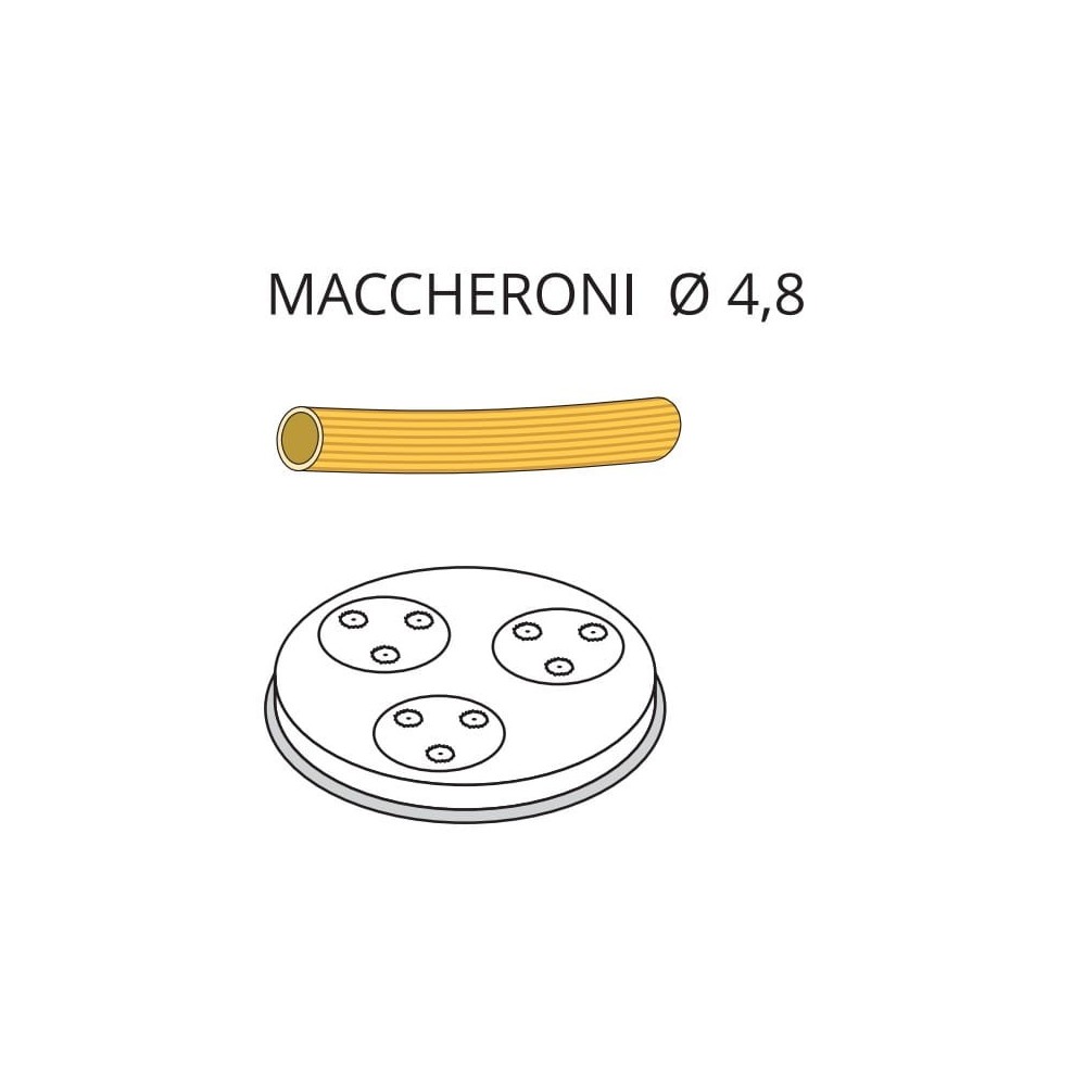 Matryca formująca do maszynki do makaronu PF15E i MPF1.5N MACCHERONI - ø 4,8 mm