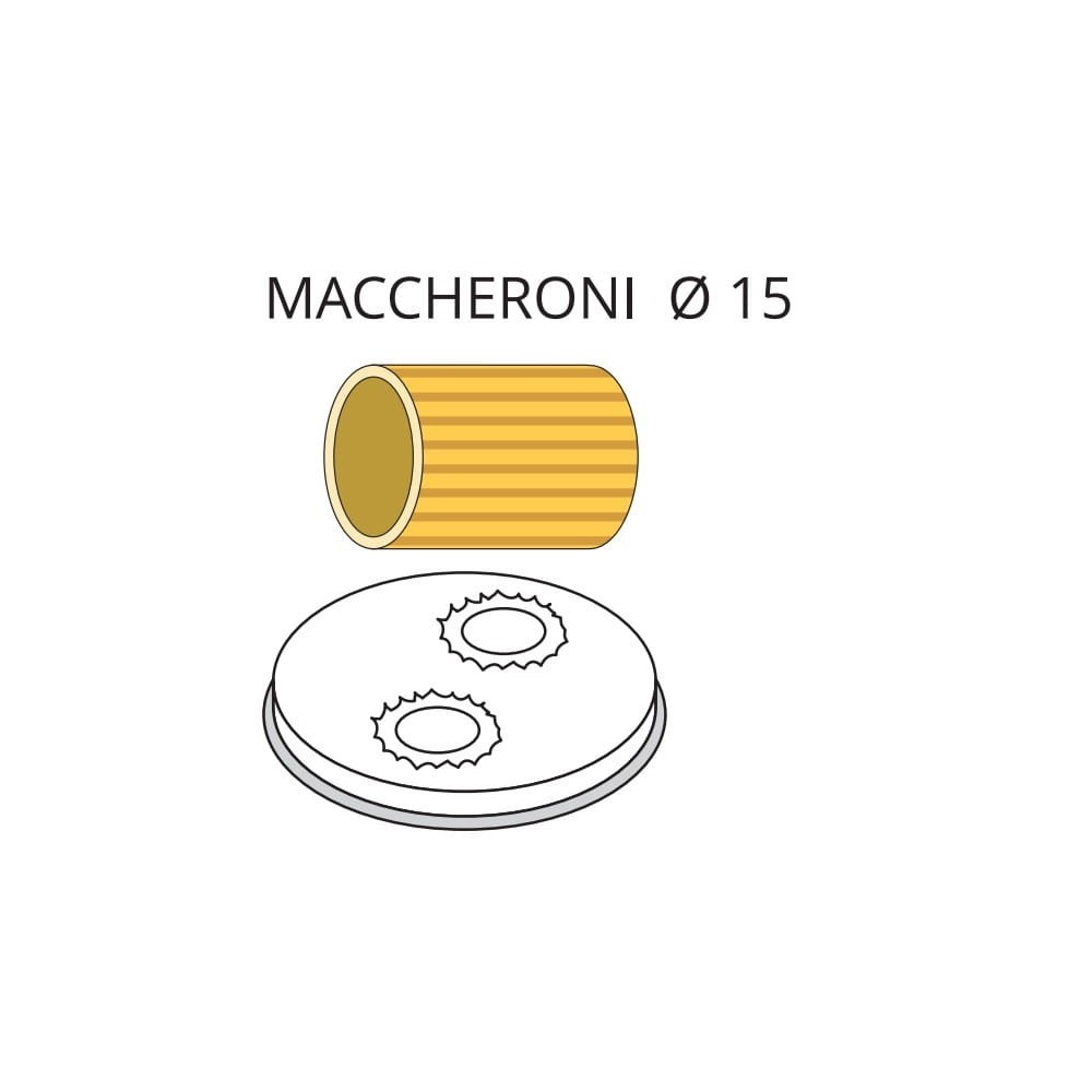 Matryca formująca do maszynki do makaronu PF15E i MPF1.5N MACCHERONI - ø 15 mm