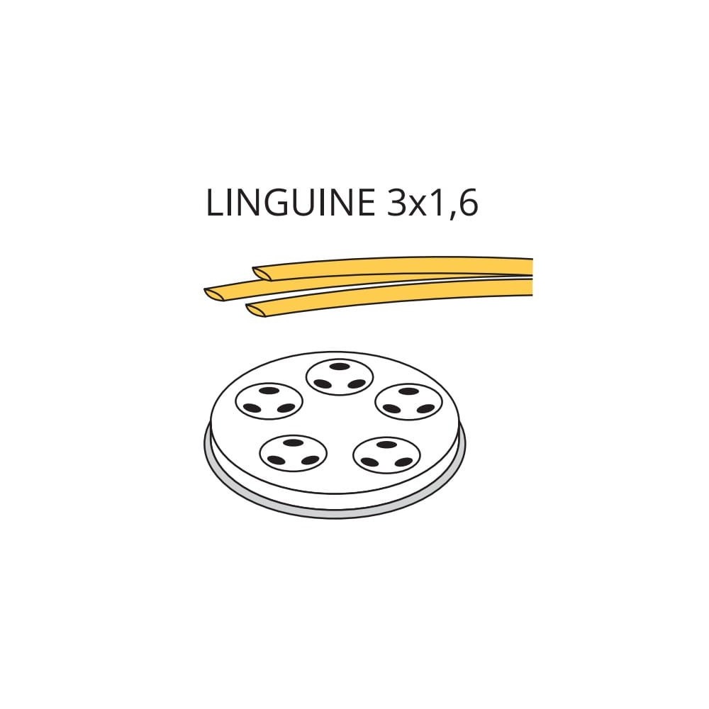 Matryca formująca do maszynki do makaronu PF25EN, PF40EN, MPF2.5N, MPF2.5NC, MPF4N, LINGUINE 3 x 1.6 - 3 mm