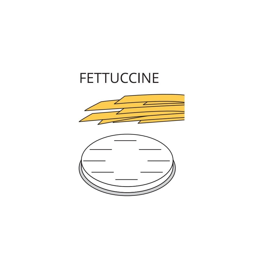 Matryca formująca do maszynki do makaronu PF25EN, PF40EN, MPF2.5N, MPF2.5NC, MPF4N, FETTUCCINE - 8 mm