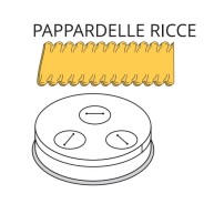Matryca formująca do maszynki do makaronu PF25EN, PF40EN, MPF2.5N, MPF2.5NC, MPF4N, PAPPARDELLE RICCE - 16 mm