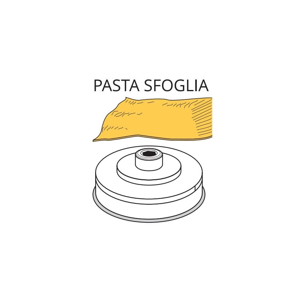 Matryca formująca do maszynki do makaronu PF25EN, PF40EN, MPF2.5N, MPF2.5NC, MPF4N, PASTA SFOGLIA