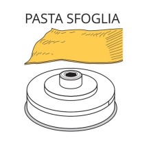 Matryca formująca do maszynki do makaronu PF80E i MPF8N PASTA SFOGLIA