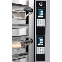 Piec do pizzy Cuppone Caravaggio | CR535/1 TS | elektryczny | panel dotykowy | 5x36 cm | 9,7 kW | 1212x1406x430 mm
