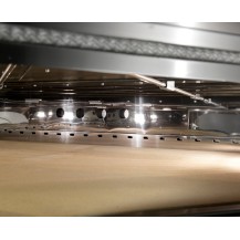 Piec narożny do pizzy Cuppone Caravaggio | CR835/1 TS | elektryczny | panel dotykowy | 8x36 cm | 11,8 kW | 1445x1639x430 mm
