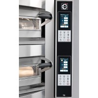 Piec narożny do pizzy Cuppone Caravaggio | CR835/1 TS | elektryczny | panel dotykowy | 8x36 cm | 11,8 kW | 1445x1639x430 mm