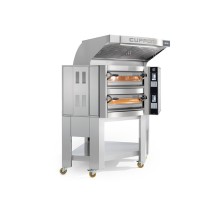 Piec do pizzy Cuppone Caravaggio | CR835/2 TS | elektryczny | panel dotykowy | 8+8x36 cm | 11,8+11,8 kW | 1445x1639x777 mm