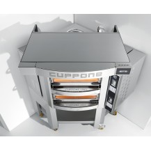 Piec do pizzy Cuppone Caravaggio | CR835/2 TS | elektryczny | panel dotykowy | 8+8x36 cm | 11,8+11,8 kW | 1445x1639x777 mm
