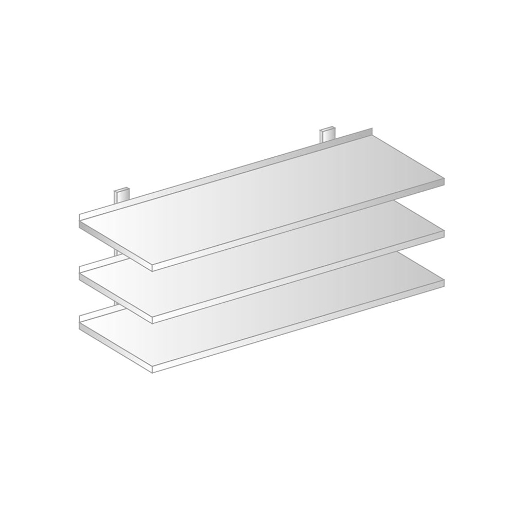 PÓŁKA WISZĄCA PRZESTAWNA POTRÓJNA  900x400x1050 Dora-Metal DM-3505
