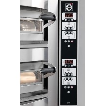 Piec narożny do pizzy Cuppone Caravaggio | CR535/1 CD | elektryczny | 5x36 cm | 9,7 kW | 1212x1406x430 mm