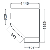 Piec do pizzy Cuppone Caravaggio | CR835/1 CD | elektryczny | 8x36 cm | 11,8 kW | 1445x1639x430 mm