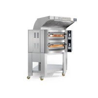 Piec do pizzy Cuppone Caravaggio | CR835/2 CD | elektryczny | 8+8x36 cm | 11,8+11,8 kW | 1445x1639x777 mm