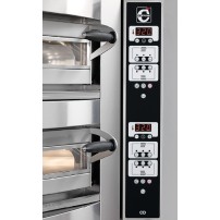 Piec do pizzy Cuppone Caravaggio | CR835/2 CD | elektryczny | 8+8x36 cm | 11,8+11,8 kW | 1445x1639x777 mm