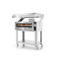 Piec do pizzy Cuppone Giorgione | GR635L/1D | gazowy | 6x36 cm | 18,5 kW | 1590x1130x810 mm