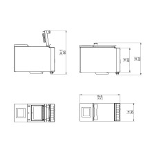 Piec konwekcyjny mikrofalowy | hybrydowy | Lainox Oracle XS Standard | 3,6 kW | 230V | czerwony