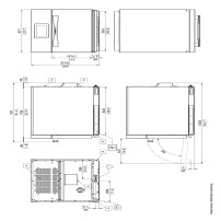 Piec konwekcyjny mikrofalowy | hybrydowy | Lainox Oracle XL Boosted | 6 kW | 400V | czarny