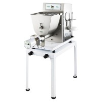 Maszyna do makaronu rzemieślniczego z nożem odcinającym | system chłodzenia wodą | 20 kg/h | wsad 7,5 kg ciasta | PF80E