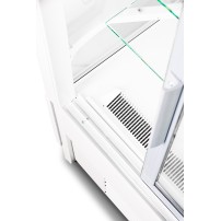 Witryna cukiernicza chłodnicza | Dolce Fresca 900 Bianco | 945x670x1285 mm | białe wnętrze