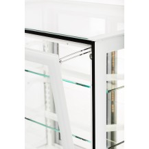 Witryna cukiernicza chłodnicza | Dolce Fresca 1300 Bianco | 1345x670x1285 mm | białe wnętrze
