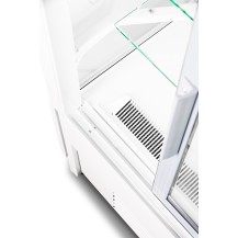 Witryna cukiernicza chłodnicza | Dolce Fresca 1300 Bianco | 1345x670x1285 mm | białe wnętrze