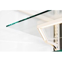Witryna cukiernicza chłodnicza | Dolce Fresca 700 Bianco | 745x670x1285 mm | białe wnętrze