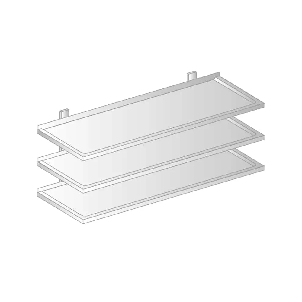 PÓŁKA WISZĄCA PRZESTAWNA POTRÓJNA 1000x400x1050 Dora-Metal DM-3506