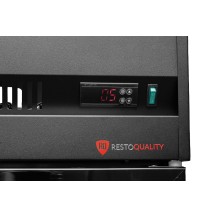 Szafa chłodnicza 2-drzwiowa przeszklona Resto Quality RQ770-BLACK | drzwi skrzydłowe | czarna | 1100x635x2000 mm | 770 l