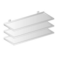 PÓŁKA WISZĄCA PRZESTAWNA POTRÓJNA 1200x300x1050 Dora-Metal DM-3506