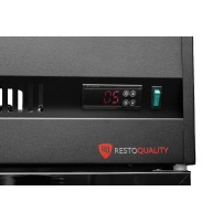 Szafa chłodnicza 3-drzwiowa przeszklona RQ1180-BLACK Resto Quality | czarna | drzwi skrzydłowe | 1650x631x2000 mm | 1181 l