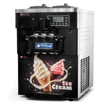 Maszyna do lodów włoskich | automat do lodów soft | nocne chłodzenie | 2 smaki + mix | pompa napowietrzająca | 2x6l | RQICM 830
