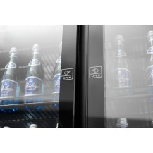 Szafa chłodnicza przeszklona 2-drzwiowa RQ1060FC | 1274x670x2035 mm | 1060 l