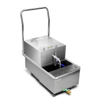 Filtr oleju do smażenia | urządzenie do filtrowania oleju | zbiornik 30l | wydajność filtracji 20 l/min | RQOF48L