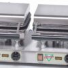 Zdjęcie Gofrownica podwójna Baking System II z wymiennymi matrycami, 605x450x220, 400V, Neumaerker 12-40702DT